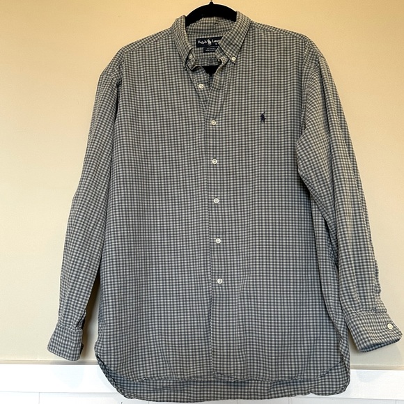 Ralph Lauren Other - RALPH LAUREN- men's large plaid relaxed button up shirt, 100% cotton